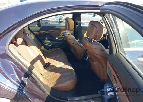 2017 Mercedes-Benz S 550 4Matic из США, поврежденный, VIN WDDUG8FB0HA314439